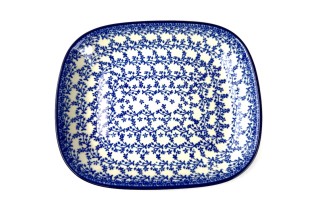 159 Bunzlau Rechthoekige schaal 3226X 159 Schotel rechthoek 22,5x19cm